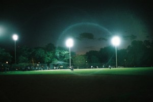 Yashica Electro GSN, Kilbourn Park, Chicago, IL - Baseball at Night