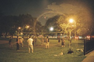 Yashica Electro GSN, Flare, Kilbourn Park, Chicago, IL Volleyball Game