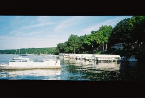 Rollei Prego 90, Panoramic - Lake Geneva, Wisconsin, Boats