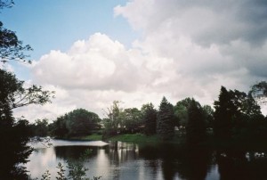 Rollei Prego 90, Pond and Sky, Underexposed