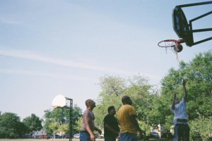 Mamiya 135 EE, June 2012, Kilbourn Park, Chicago, IL, Basketball Court