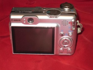 Canon PowerShot A570 Repaired Back